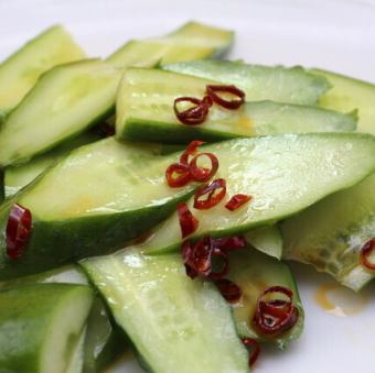 胡瓜のにんにく和え