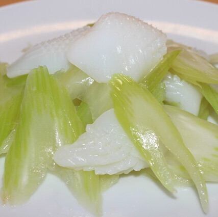 イカとセロリの和え