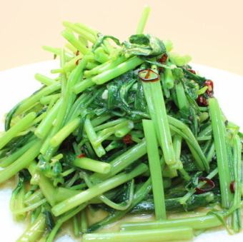 空芯菜のにんにく炒め