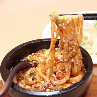石鍋麻婆豆腐刀削つけ麺