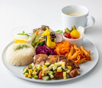 ハーブ香るチキングリルプレート
