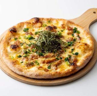 自家製照り焼きチキンピザ