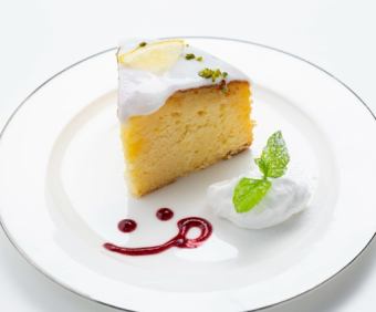 自家製レモンケーキ