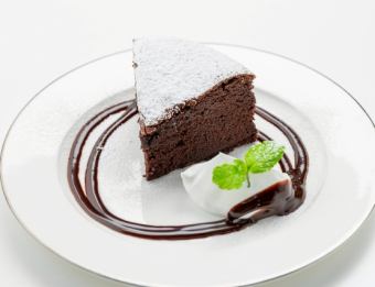 自家製ガトーショコラ