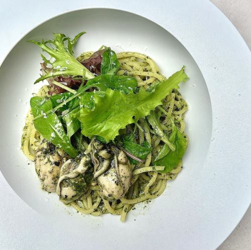 굴의 제노베제 파스타