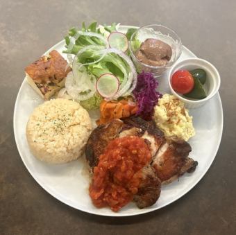 허브 그릴 치킨 플레이트