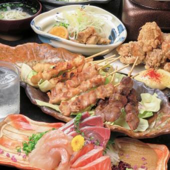For year-end parties!! Recommended≪Assorted sashimi and skewers≫ [Hazerujo course] Total 7 dishes + 2 hours [all-you-can-drink]⇒4000 yen