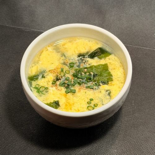 ワカメ玉子スープ