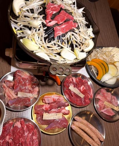 マトンとラムを堪能する90分飲み放題付き宴会コース～サッポロクラシック生ビール、ワインや焼酎も楽しむ～