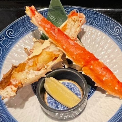 Grilled King Crab Legs and Claws