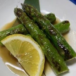 Hokkaido asparagus grilled with butter