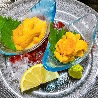 Hokkaido sea urchin sashimi