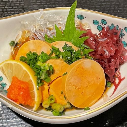 Monkfish liver ponzu sauce