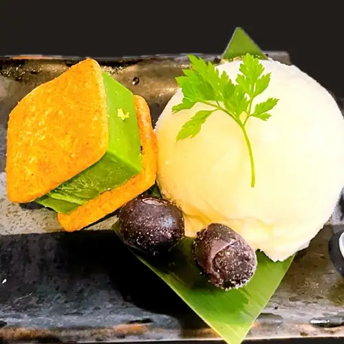 濃厚バターサンド付き北海道ミルクアイス