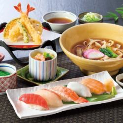寿司天ぷらきしめん和膳