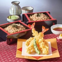 大海老天ざるそば【松】