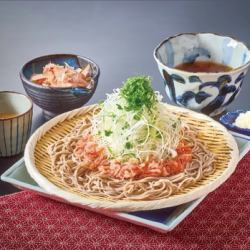 桜海老辛味おろしつけそば