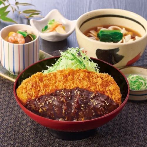 味噌かつ丼と麺 お得な茶碗蒸し付