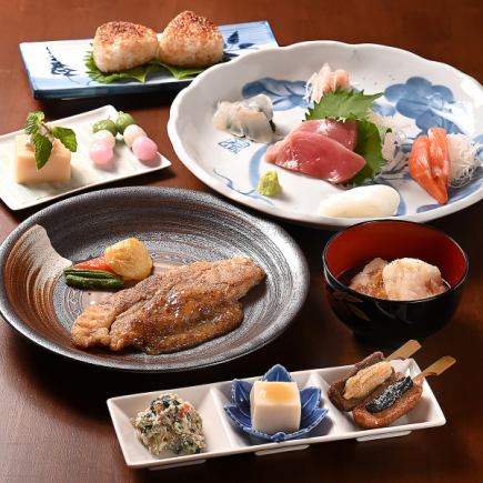 【宴会コース】牛タンしゃぶやお刺身3種、マグロレアカツなど手間暇をかけた全5品◆4000円(税込)