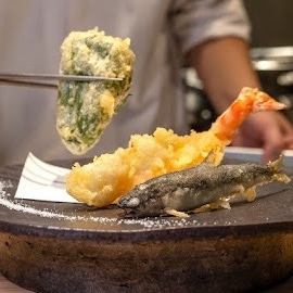 お造りや天ぷら盛り合わせ等【いまのまコース】全10品5500円(税込)