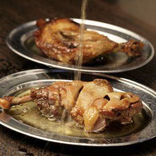 Various types of chicken on the bone