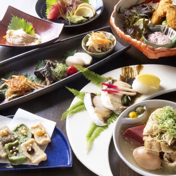 Now accepting reservations for the welcome and farewell party! A rich variety of course meals! Obanzai and oden made with plenty of carefully selected ingredients!