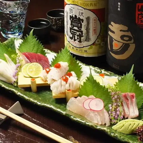 《旬を楽しむ》季節の食材を使用したメニューも豊富◎その日、水揚げされた新鮮な魚たちをお届け◎