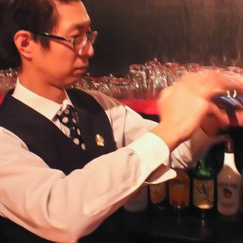 Boasting a drink prepared by a professional bartender ★