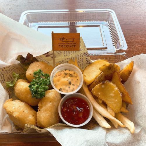 Fish & Chips ~With Homemade Tartar Sauce & Cocktail Sauce~