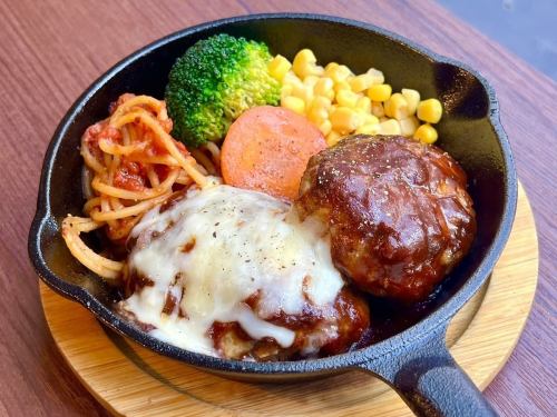 Wハンバーグ定食