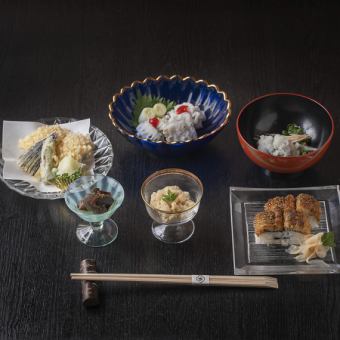 季節の旬魚介コース6600円(税込)