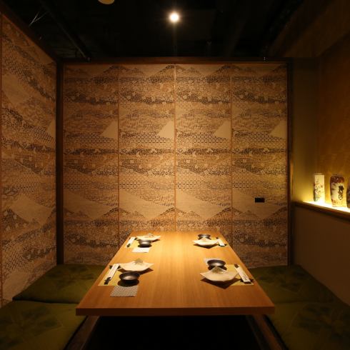 2名様から個室へご案内♪落ち着いた雰囲気の中でお食事を☆