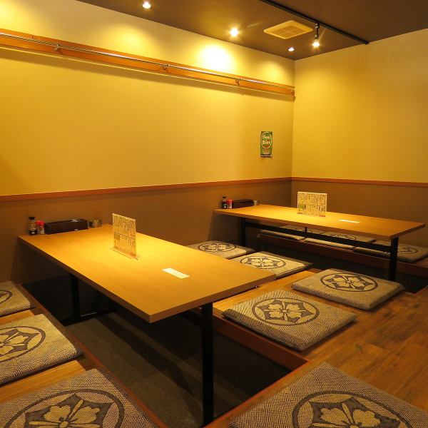 We have sunken kotatsu seats where you can relax and unwind! Suitable for various occasions such as family, parties, friends, and girls' night out!