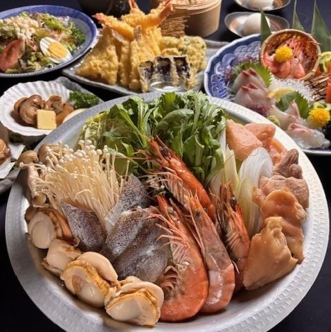 ■鍋コース　松　■2H飲み放題付[全8品]クーポン利用で6,500円→6,000円