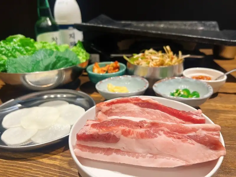 가고시마현산 육백흑돼지 삼겹살 세트
