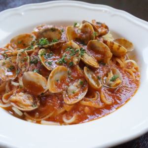 あさりのトマトソース(ボンゴレロッソ)