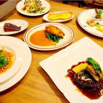 [90 minutes all-you-can-drink included] 5,000 yen large plate banquet course