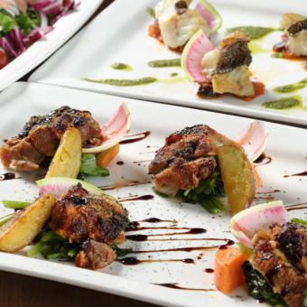 1/4～はこちら！【90飲放付】4600円大皿宴会コース