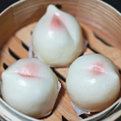 桃饅頭(3個)