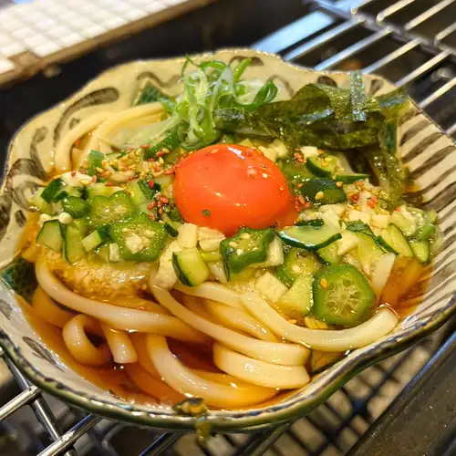 Tsukimi Udon (Yamagata-style dashi broth with grated yam)