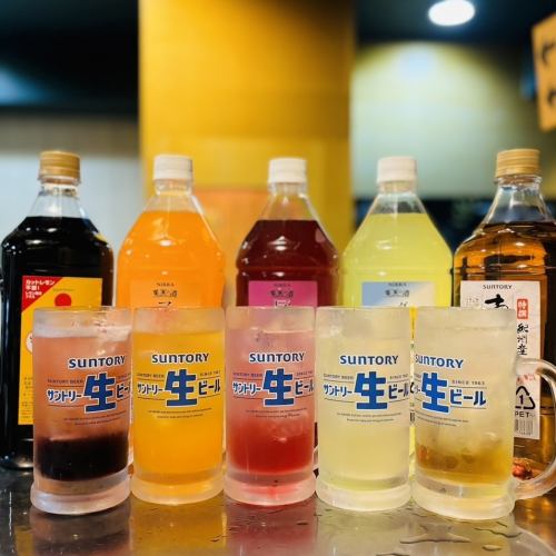 深受女性歡迎◎用色彩繽紛的果汁飲料乾杯！