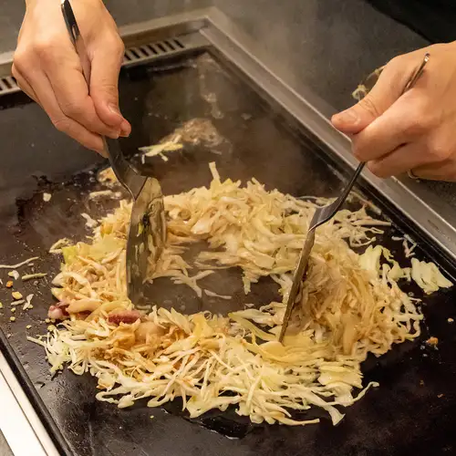 もんじゃ焼き食べ放題♪