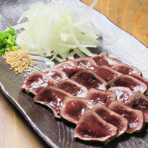 黒毛和牛 牛レバー炙り刺し