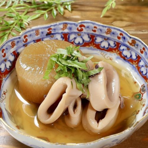 ヤリイカ大根