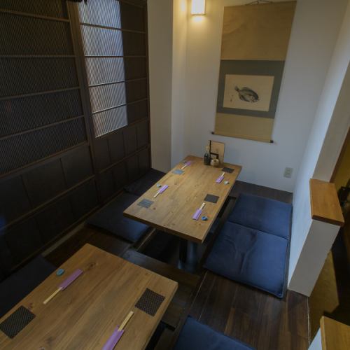 ご家族連れの方にも安心な、禁煙の小上がり座敷