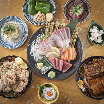 【★3時間 歓送迎会プラン★】３時間ビール付き飲み放題！ 4,799円(税込)