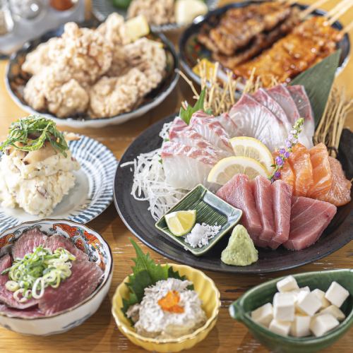 新鮮な魚介や季節の料理がリーズナブルに堪能できる