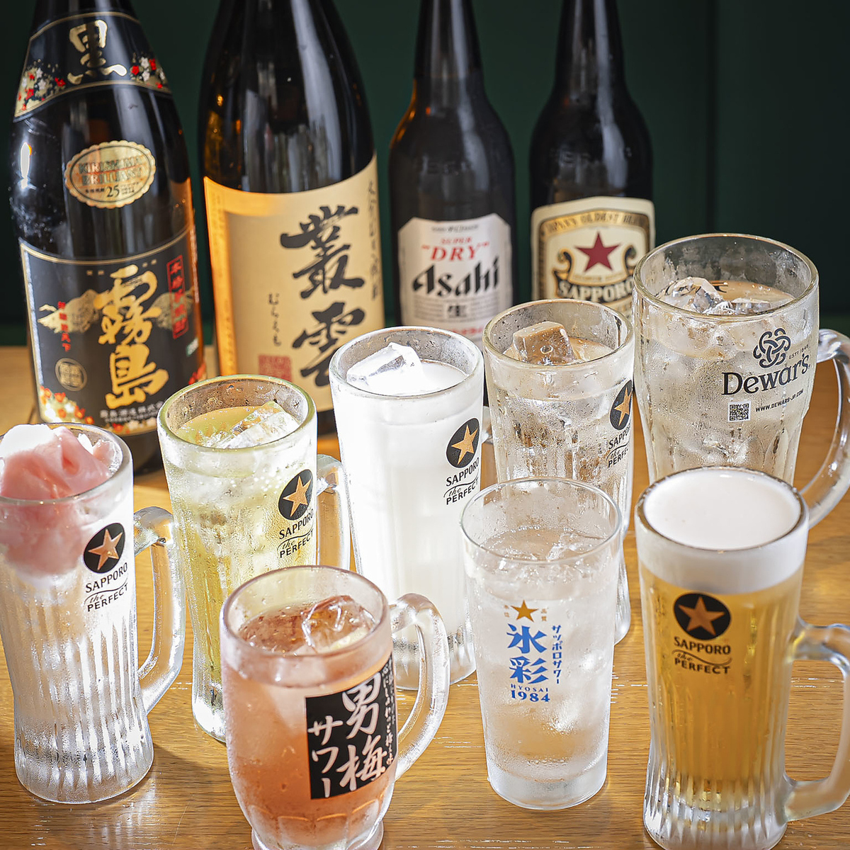 飲み放題コース多数ご用意
