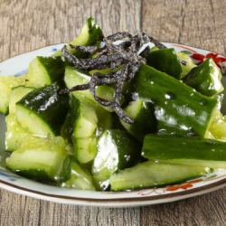 Crushed cucumber