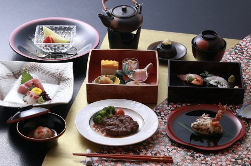 [Specially prepared kaiseki cuisine]